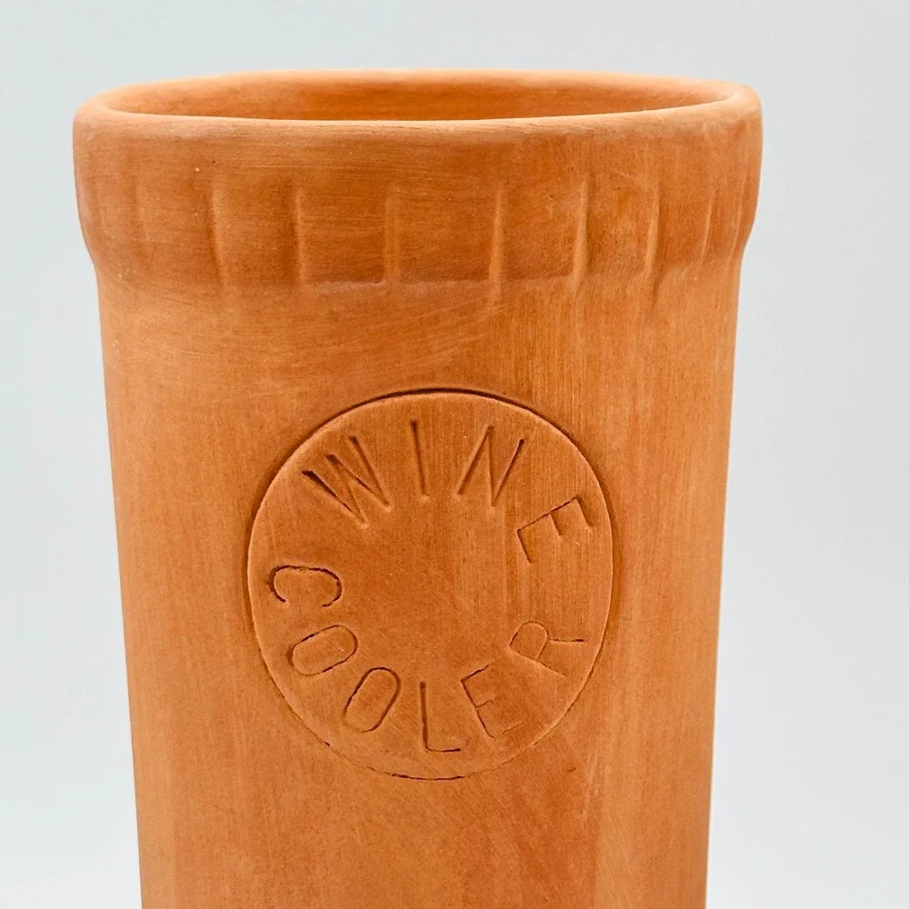 Vintage El Camino Terra Cotta Wine Cooler Chiller Rustic Clay Pottery USA